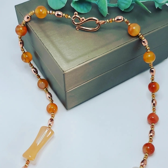 Carnelian necklace - Picture 4 of 4